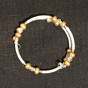 Charming Charlie’s Wrap Bracelet Gold Latte